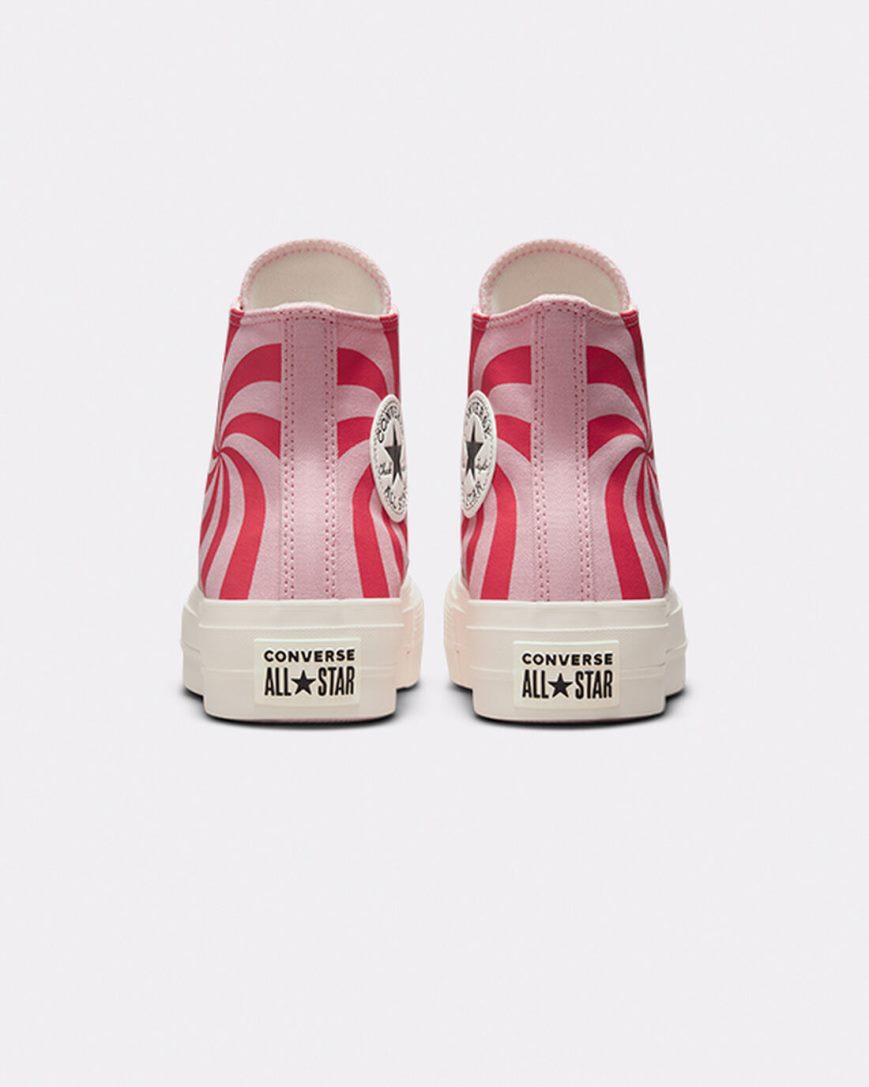 Women's Converse Chuck Taylor All Star Lift Color Candy High Top Platform Shoes Orange Pink | AU 3C619N
